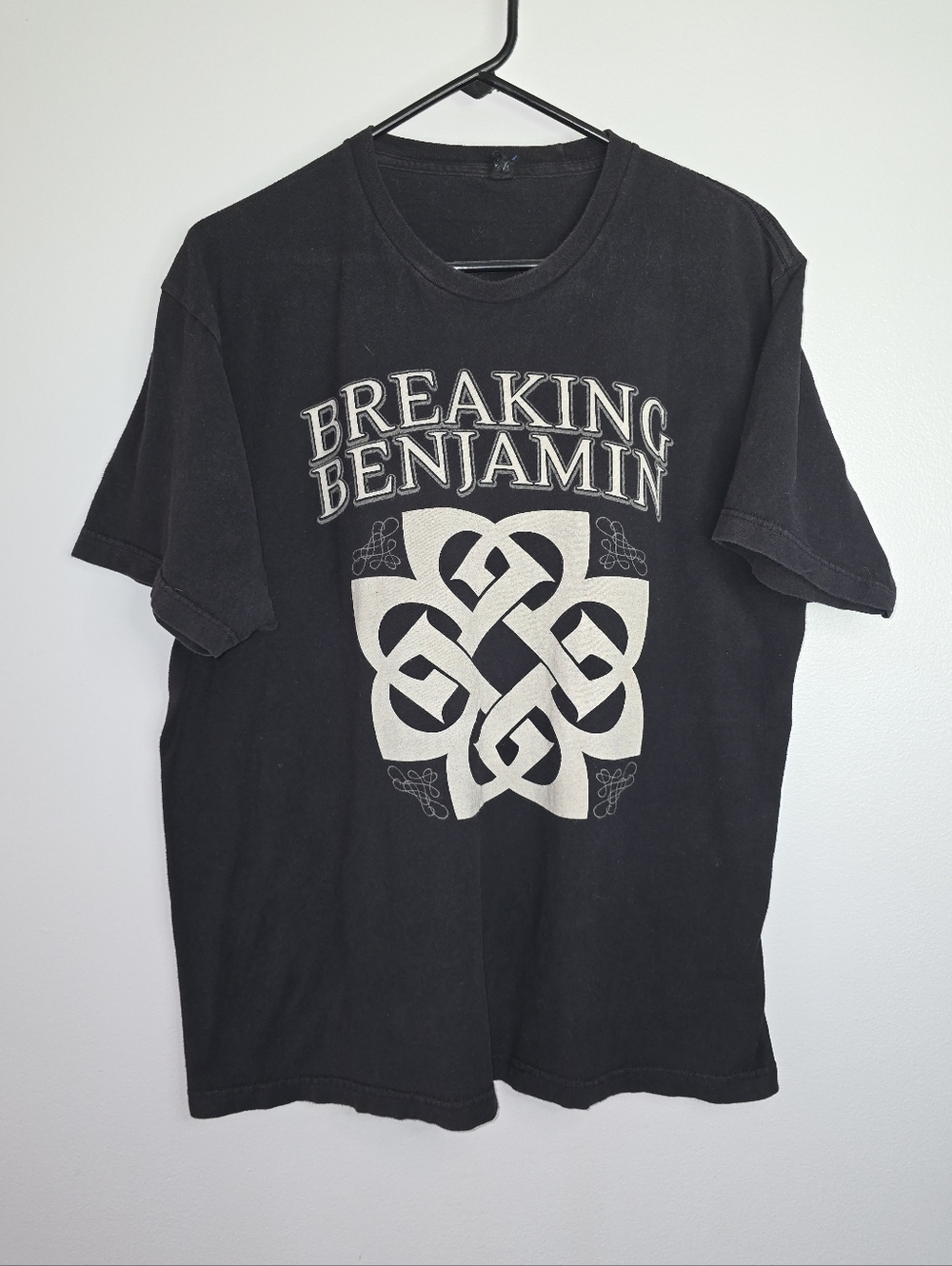 Breaking Benjamin 2015 Tour Black Graphic Band Tee